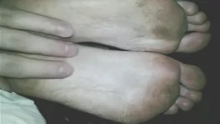 Dirty Feet Of Sleepy MILF