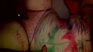 deutsche Freundin orgasmus mit vibrator german blonde painted