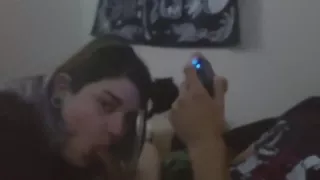 Wife give sloppy blowjob while husband plays CODWWII
