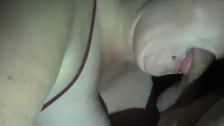 Pussy is attacking Shadow Dick with her mouth!!