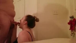 Gagging On Daddy's Cock