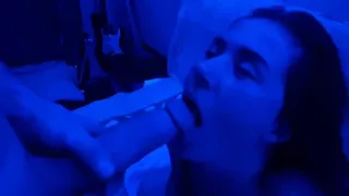 Blowjob and drink on New Year