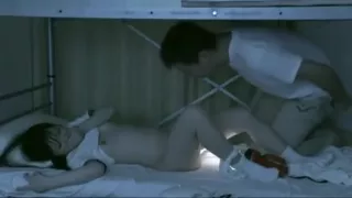 seurity guy fucks young japanese girl in camp