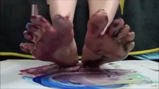 Messy Foot Worship