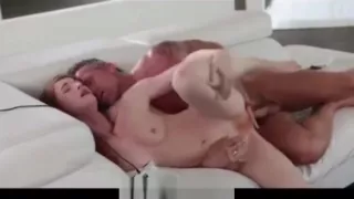 Red head playing. Fucked for money