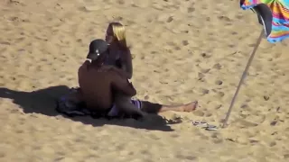 Young couple fucking on the beach