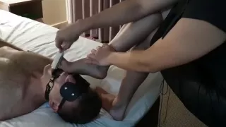 Foot Fetish Aversion Therapy : Toenail Feeding