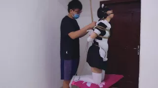 Chinese Maid Bondage and Punish