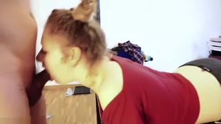 Oral Creampie For Blonde Cumslut - CamWhores.TV