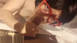 Axellia-VS : POV Massive facial blowjob, piss and other delight