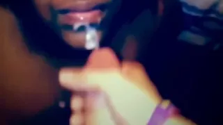 Amateur Ebony Facial Compilation