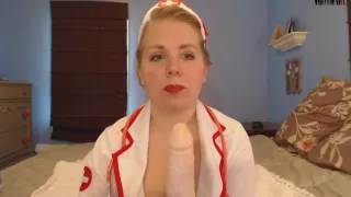 Joslyn - Naughty Nurse Relieves a Blockage Orally