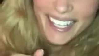 Drunk Horny Amateur Slut Sucks Stranger's Dick