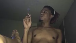 Eating pussy and creamy backshots