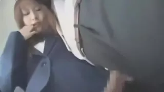 public handjob in bus and he cums on passenger!