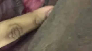 Lightskin 18 y/o cums with her toy