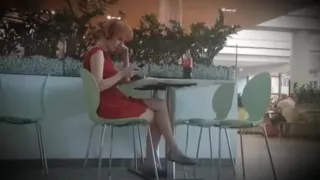 Candid nylon flats dangle