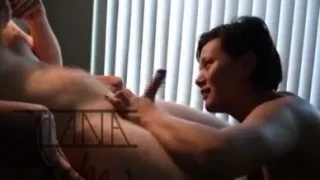 Alana Cache Gags on Tinder date Cock and lets him cum on her feet