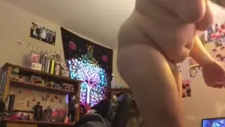 [HIDDDEN CAMERA] Watch My Chubby Sister Get Dressed After Shower