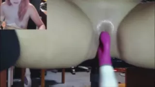 Girl cum's multiple times with toy in her pussy