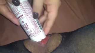 My fiance fondling my hole ass / Minha noiva fazendo carinho no meu cuzinho