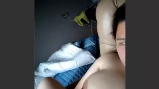 Chubby Chinese Malaysian woman Serena Lee video call during Korea trip IV