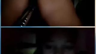 Two perspectives, one dildo and a whole lotta fun