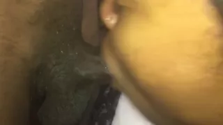 Blow job before I beat it up