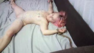 wax torture with ttied up teen