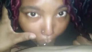 Ebony Teen Face Fuck