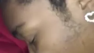 The Chocolate Gummybare giving me super sloppy head early in the morning