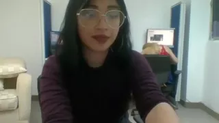 Sexy Asian babe masturbating with a friend