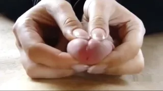 Anna scratches my dick with her nails