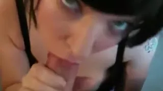 Girl with cars name makes dick go POP