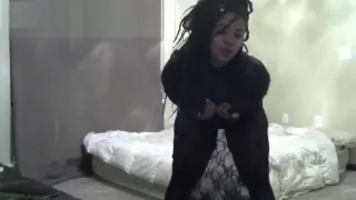 Short Thick Thighs Phat Ass Clapping Black Lace Lingerie Dress Cami Creams