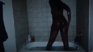 Rozay teases as she gets clean.