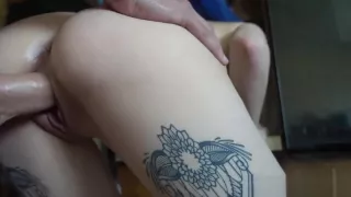 her MOANS will make you cum - she's SHAKING after cumshot