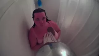 Chubby Spycam: Chubby wife in the shower