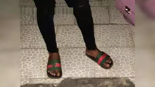 Pretty African girls feet