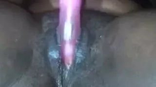 Fat Black Creamy Masturbation