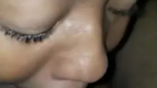 My new thot sucking me up and taking nasty load to the face