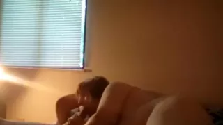 Bbw rides reverse cowgirl