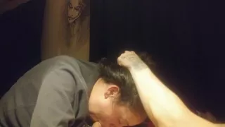 Sucking On A Big White Dick To Big To Fit In My Mouth