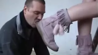 Boot worship old clip .