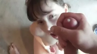 Innocent amateur 18 year old's first facial