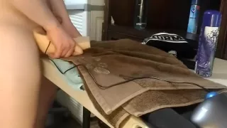 Messy, Fun with sex toy