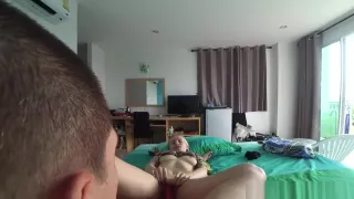 Kinky Wife Makes Her Hubby Drill Her With A Dildo