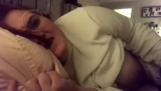 Drunk / eye rolling / multiple shaking orgasms