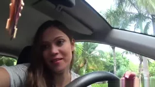 My jeans pants are already wet in the car