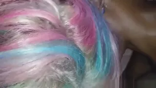 Interracial mature sluts sharing one tasty cock